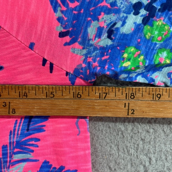 NWOT Lily Pulitzer Surfcrest Swing Dress Tiki Pink Out On A Limb - Size XS - Picture 5 of 7
